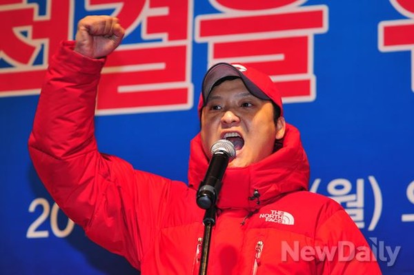 ▲ 장기정 자유청년연합 대표ⓒ이종현