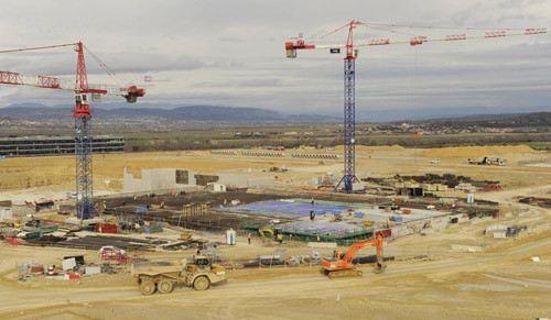 ▲ 대한민국, 유럽연합 등 7개국이 프랑스에 건설하고 있는 국제핵융합발전실험로 이터
