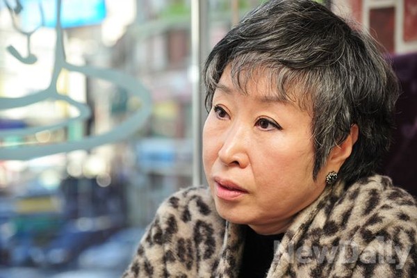 ▲ 강정숙 전의경 부모 모임 대표. 강 대표는 이 모임을 7년째 이끌면서 시위현장에 나가고 있다. ⓒ이미화