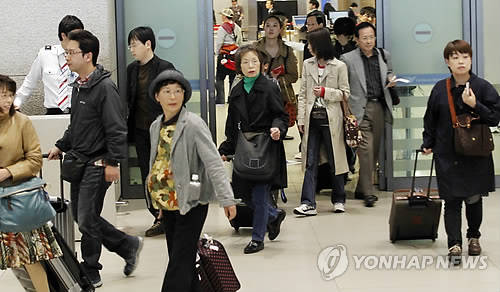▲ 한국을 찾은 일본인 관광객의 모습. ⓒ연합뉴스 제공