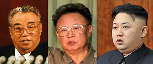 ▲ 스탈린0모택동 공상전체주의에 일본 군국천황제까지 짬뽕으로 버무린 [김가 천황 전체주의]의 세습 천황들.ⓒ