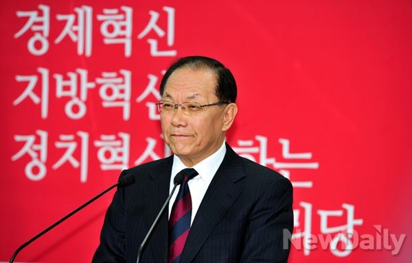 ▲ 황우여 새누리당 대표가 14일 오전 서울 여의도 당사에서 신년 기자회견을 하고 있다.ⓒ이종현 기자