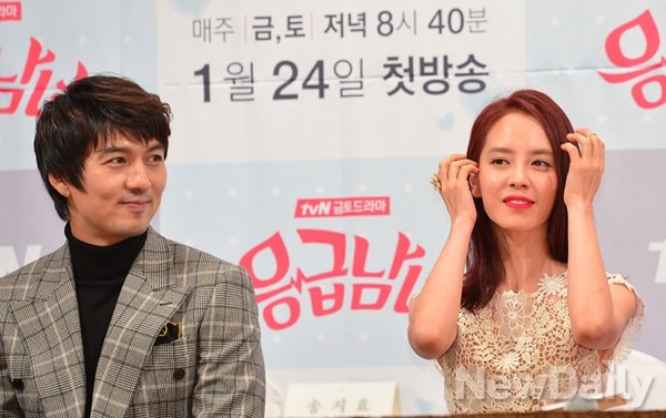 ▲ 이필모, 송지효 ⓒ 정상윤 기자