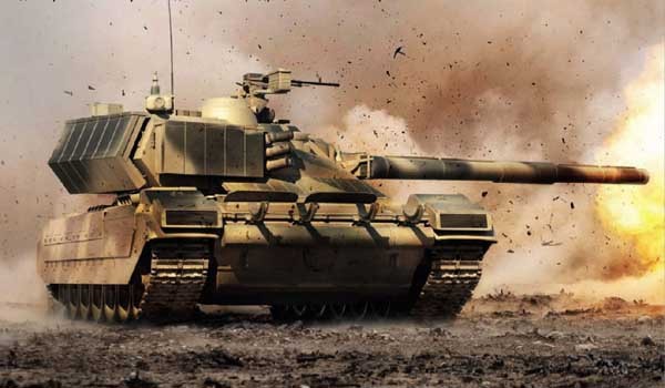 ▲ 러시아의 신형 전차 T-99. 러시아는 T-90 블랙이글 발주를 중단하고 T-99로 대체할 계획이다.