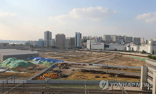 ▲ 용산역 철도정비창 부지.