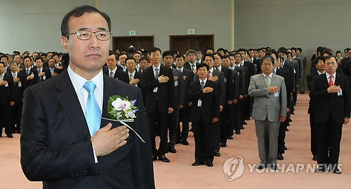 ▲ 한상대 뉴데일리 고문은 과거 검찰총장 취임식 때 