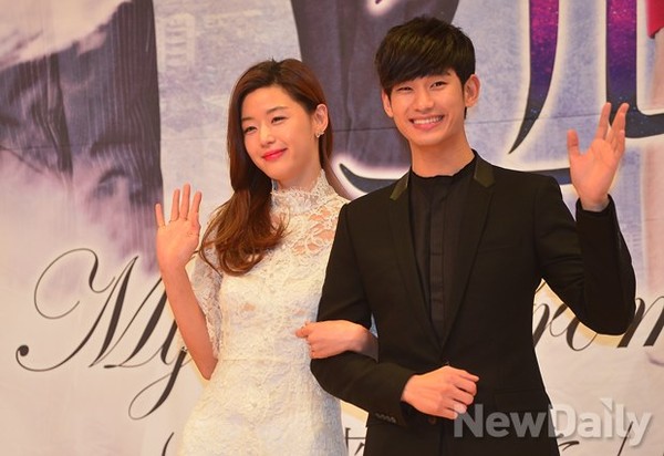 ▲ 전지현, 김수현  ⓒ 뉴데일리