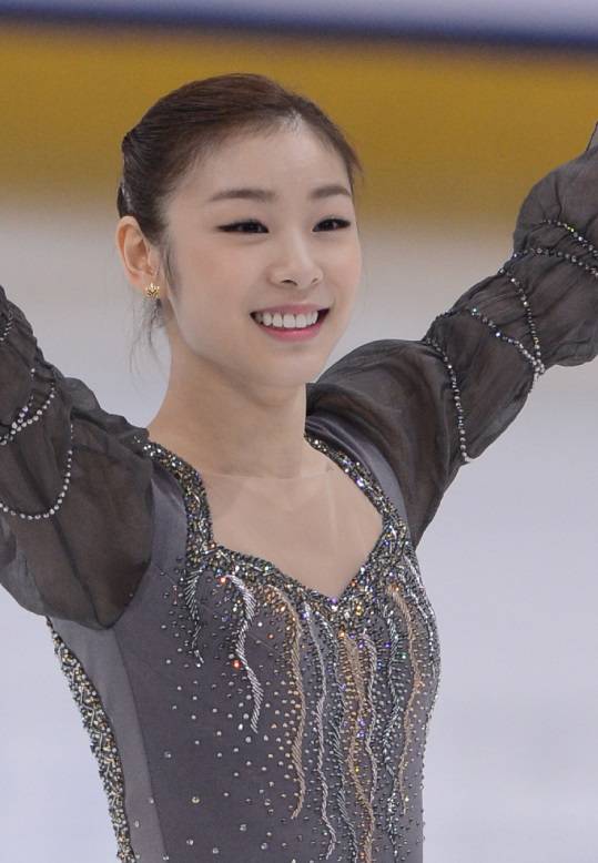 ▲ 제이에스티나 귀걸이를 착용한 김연아 ⓒ제이에스티나.