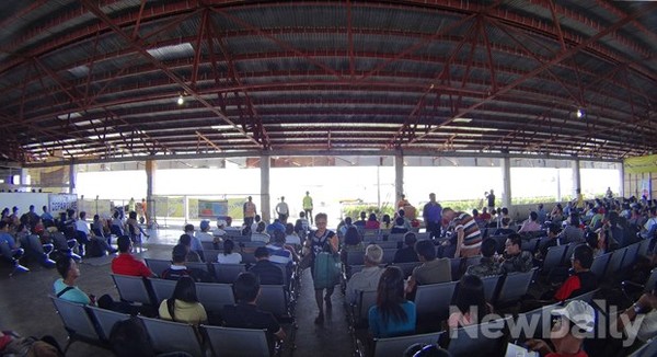 ▲ 타클로반 공항. 이곳도 예외없이 지붕이 없어져 얼마전 지붕공사를 새로 마쳤다. ⓒ뉴데일리 정상윤