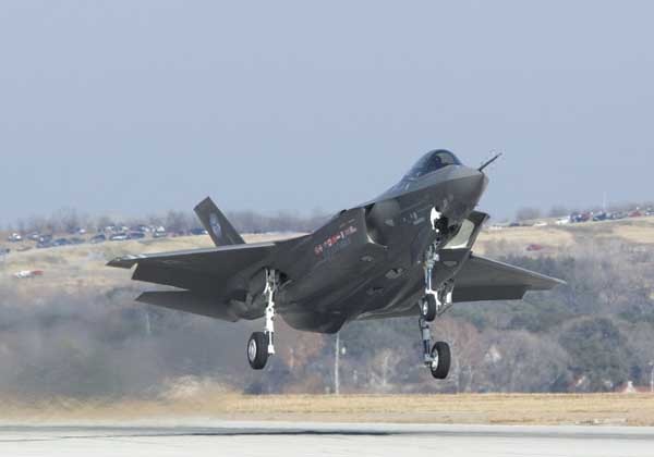 ▲ 2018년부터 한반도 영공방어의 한 축이 될 F-35A 전투기.