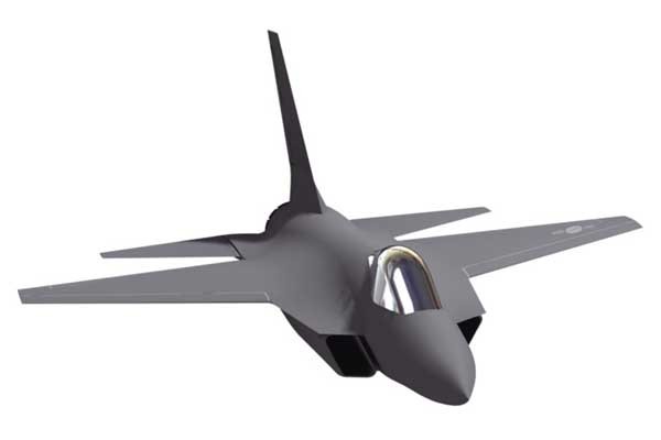 ▲ 한국항공우주산업(KAI), 정부 연구소 등이 제안한 단발엔진의 C-501. FA-50 전투기의 업그레이드 형태가 될 가능성이 높은 것으로 알려져 있다.