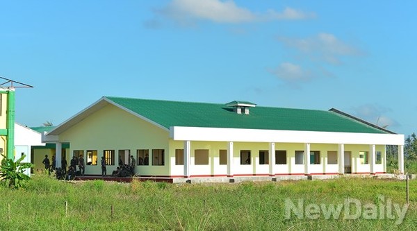 ▲ 완공된 레이테주립병원. 아라우부대의 도움으로 복구 1달여 만에 완공됐다   ⓒ 뉴데일리 정상윤