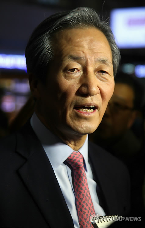 ▲ 정몽준 새누리당 의원은 최근 방미 중 "한국은 원 코리아 정책을 펼쳐야 한다"고 주장했다.