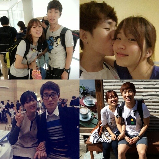 ▲ 박승희 이한빈 커플ⓒ박승희 싸이월드