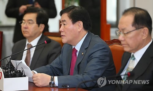 ▲ 새누리당 최경환 원내대표가 17일 국회에서 열린 최고위원회의에서 발언하고 있다. ⓒ연합뉴스