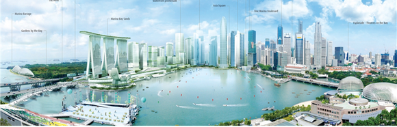 ▲ 싱가폴의 '화이트존(마리나베이)' ⓒ 국토교통부 제공
