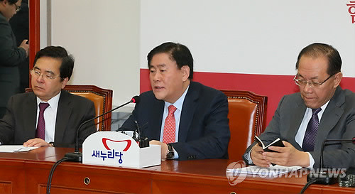 ▲ 최경환 새누리당 원내대표가 20일 오전 국회에서 열린 최고위원회의에서 발언하고 있다.ⓒ연합뉴스