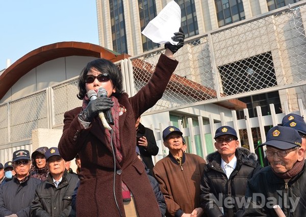 ▲ 주옥순 엄마부대봉사단 대표 ⓒ뉴데일리 정상윤