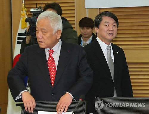 ▲ 민주당 김한길 대표(왼쪽)와 무소속 안철수 의원. ⓒ연합뉴스