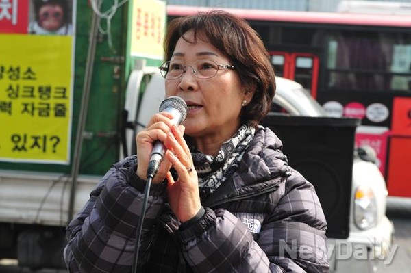 ▲ 건국이념보급회 김효선 사무총장 ⓒ 이종현 기자