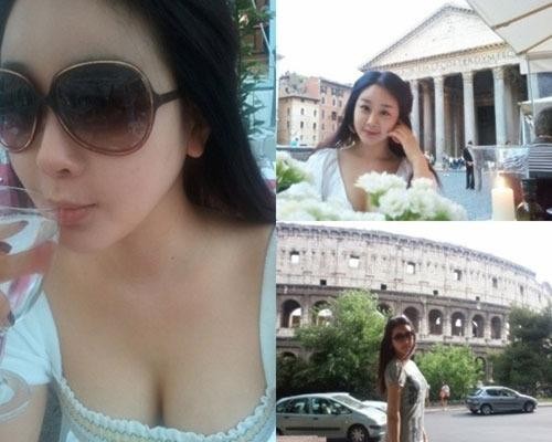 ▲ 함소원이 중국 재벌2세 남자친구와 최근 이별했다.ⓒ함소원 미니홈피