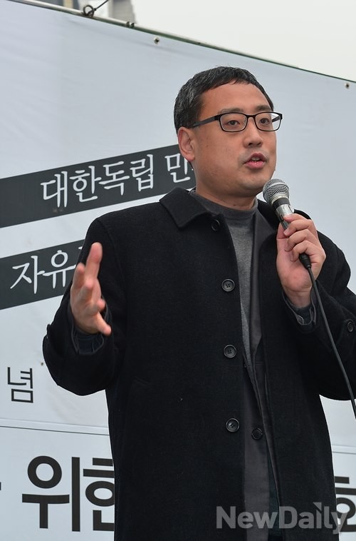 ▲ 변희재 미디어워치 대표. 2014. 3.1 ⓒ 뉴데일리 정상윤 기자