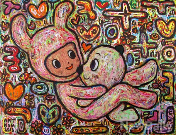 ▲ 같이 놀자 _91.0 x72.7cm(30호F)_acrylic on canvas_2013 ⓒ 아트놈