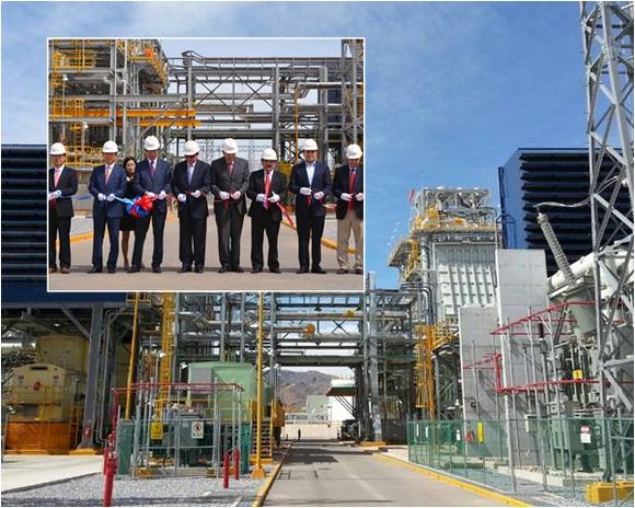 ▲ 삼성물산 상사부문(사장 김신)과 한국전력공사(사장 조환익)는 4일(현지시간), 멕시코 북부 치와와(Chihuahua)市 인근에서 노르떼Ⅱ (NorteⅡ) 발전소 준공식을 거행했다.ⓒ삼성물산