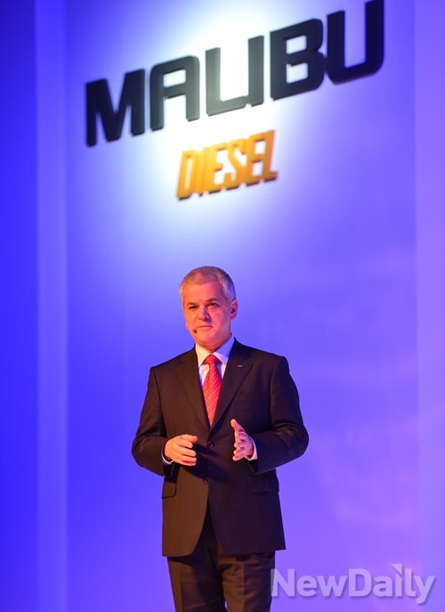 ▲ 한국지엠 세르지오 호샤 사장 ⓒ뉴데일리 정상윤