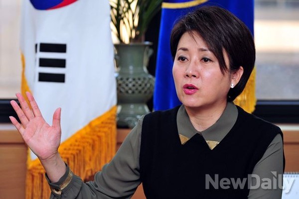 ▲ 북한이탈주민지원재단 정옥임 이사장 ⓒ 뉴데일리DB