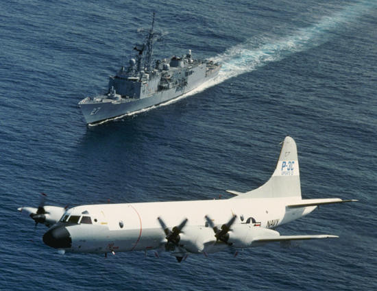 ▲ 미 해군의 P-3C 오라이언 해상초계기. ⓒ미 해군