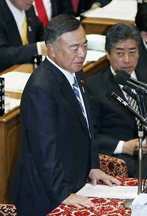 ▲ 지난 9일 한 민간단체 주최 강연회에서 망언을 내뱉은 나카야마 나리아키 日중의원. ⓒ연합뉴스. 무단전재 및 재배포 금지.