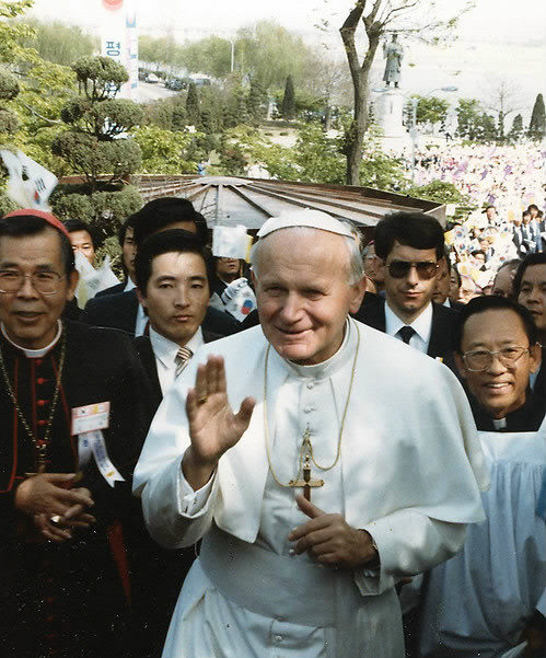 ▲ 1989년 방한한 요한 바오로 2세 ⓒ 연합뉴스