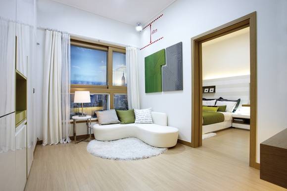 ▲ 서초 디벨리움 전용 29㎡ 투룸형 유니트 내부.ⓒ메트로종합건설