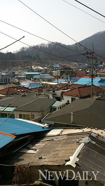 ▲ 광명시 소하동 그린벨트 인근 마을. 이곳 지역민들은 눈 오는 겨울이 가장 무섭다. ⓒ 김상훈 인턴기자