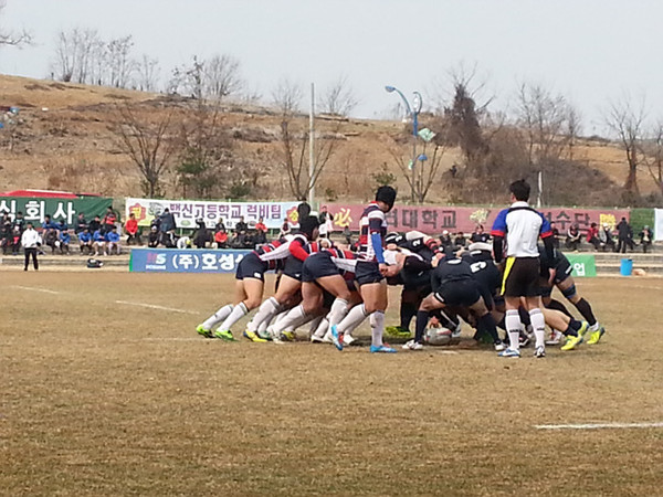 ▲ 2014 전국 춘계 럭비리그전 현장ⓒ대한럭비협회