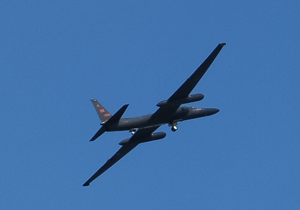 ▲ 오산기지에서 이륙하는 U-2 정찰기.ⓒ순정우 뉴데일리 기자