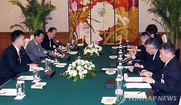 ▲ 지난 3일 중국 선양에서 열린 일본-북한 적십자 회담 장면.ⓒ연합뉴스. 무단전재 및 재배포 금지.