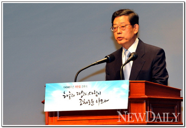 ▲ 새누리당 서울시장 예비후보인 김황식 전 국무총리가 출마를 앞두고 박근혜 대통령과 접촉한 적이 없다고 말했다.  ⓒ 뉴데일리