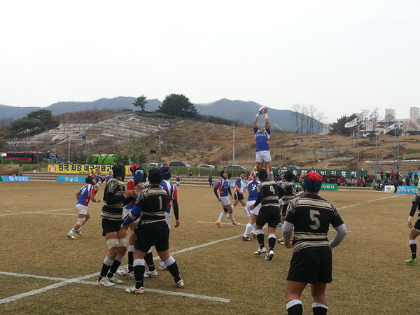 ▲ 2014년도 전국 춘계 럭비리그전 현장ⓒ대한럭비협회
