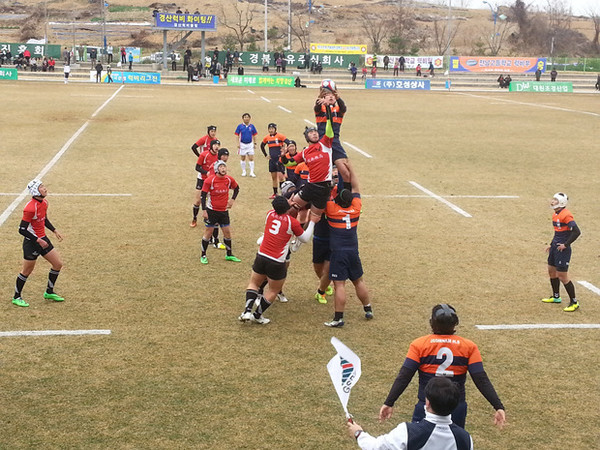 ▲ 2014년도 전국 춘계 럭비리그전 현장ⓒ대한럭비협회