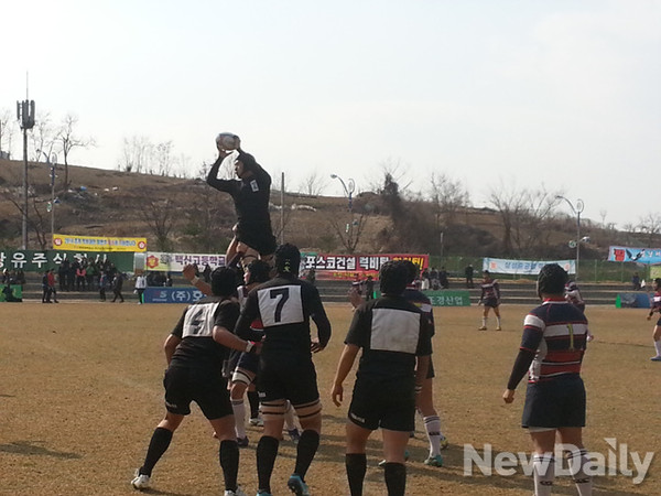 ▲ 2014년도 전국 춘계 럭비리그전이 열리는 경산 송화럭비구장ⓒ대한럭비협회