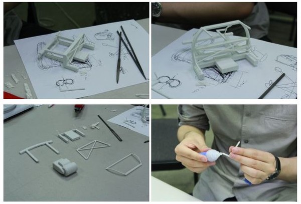 ▲ 한 예비창업자가 3D 프린터를 활용해 결과물을 만들어 내고 있다. ⓒ 타이드인스티튜드