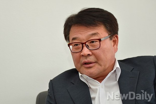 ▲ 경기도교육감 선거에 출사표를 던진 조전혁 명지대 교수.ⓒ 뉴데일리 정상윤