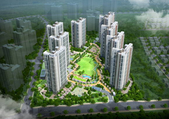 ▲ '미사강변도시 더샵 리버포레' 조감도.ⓒ포스코건설