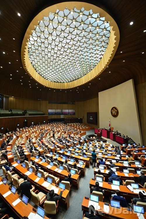 ▲ 국회 본회의장 전경. ⓒ정상윤 기자