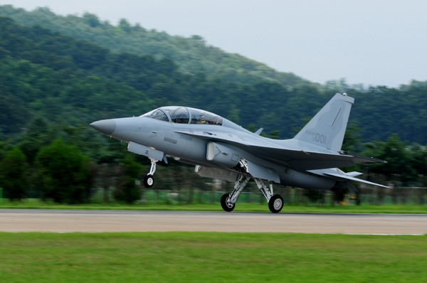 ▲ FA-50 국산 경공격기.ⓒKAI