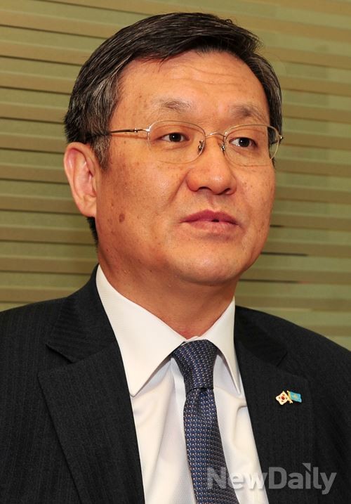 ▲ 백주현 駐카자흐스탄 대사에 따르면 크림반도 사태는 단순한 영토분쟁이 아니라고 한다. ⓒ이종현 뉴데일리 기자.