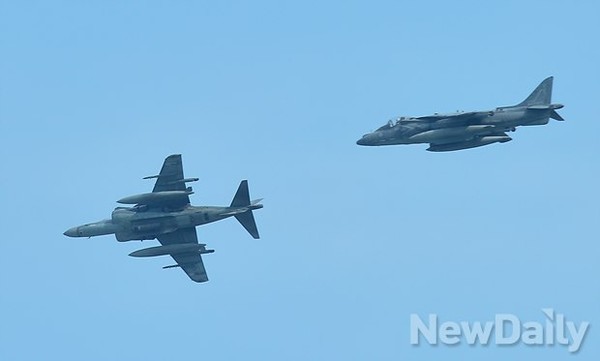 ▲ 31일 포항에서 한미연합군이 상륙훈련을 하고있다.ⓒ뉴데일리 정상윤 기자