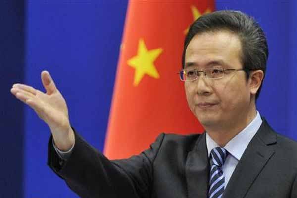 ▲ 훙레이 중국 외교부 대변인. [사진: 중국 언론보도 화면 캡쳐]